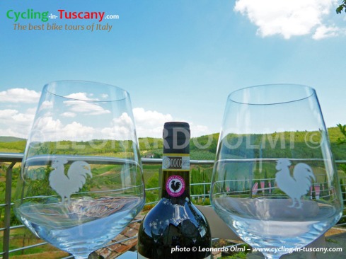 Italy, Tuscany, Chianti Classico wine, Gallo Nero